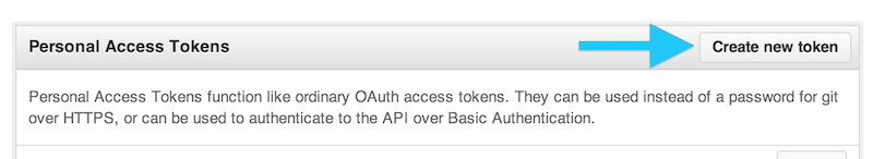 GitHub Create New Personal Access Token