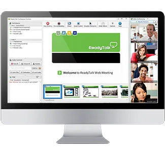 ReadyTalk Video Conferencing on an iMac