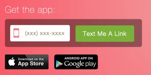 Screenshot of the Text A Link widget