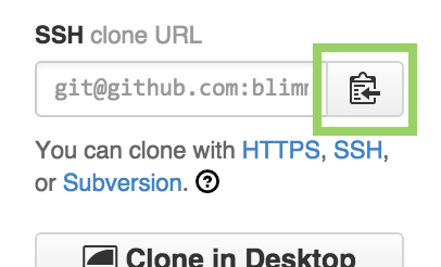GitHub SSH Repo URL Copy